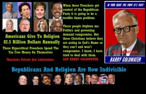 AMERICANS - GOP - RELIGION BARRY GOLDWATER