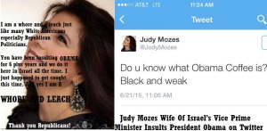 ISRAEL - JUDY MOZES WHORE AND LEACH